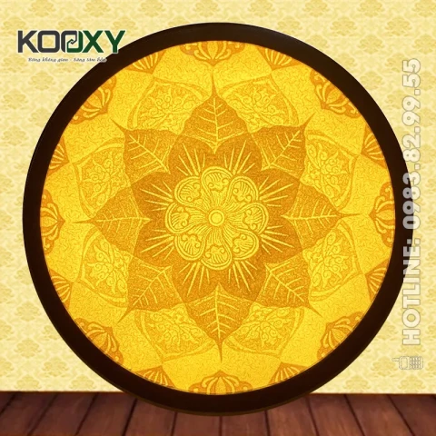 Tranh Trúc Chỉ Mandala Tròn Mẫu AMan10 - D41