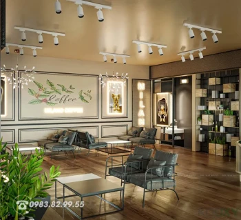 Thiết kế nội thất Quán Cafe đẹp tại Hải Dương