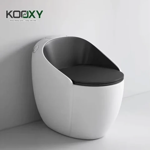 Bồn Cầu Trứng NS-N2 (Trắng - Đen)