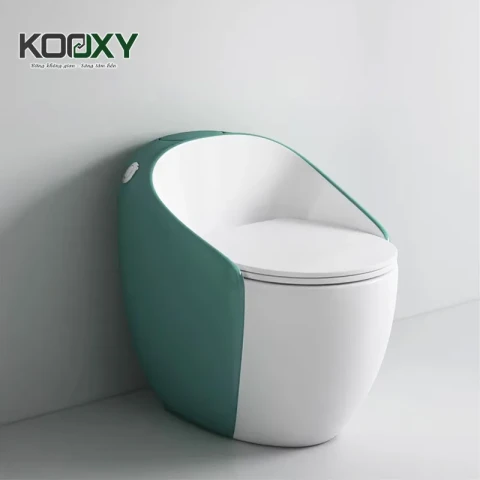 Bồn Cầu Trứng NS-N3 (Trắng - Xanh)