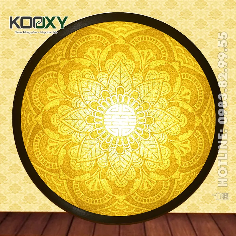 Tranh Trúc Chỉ Hào Quang Mandala