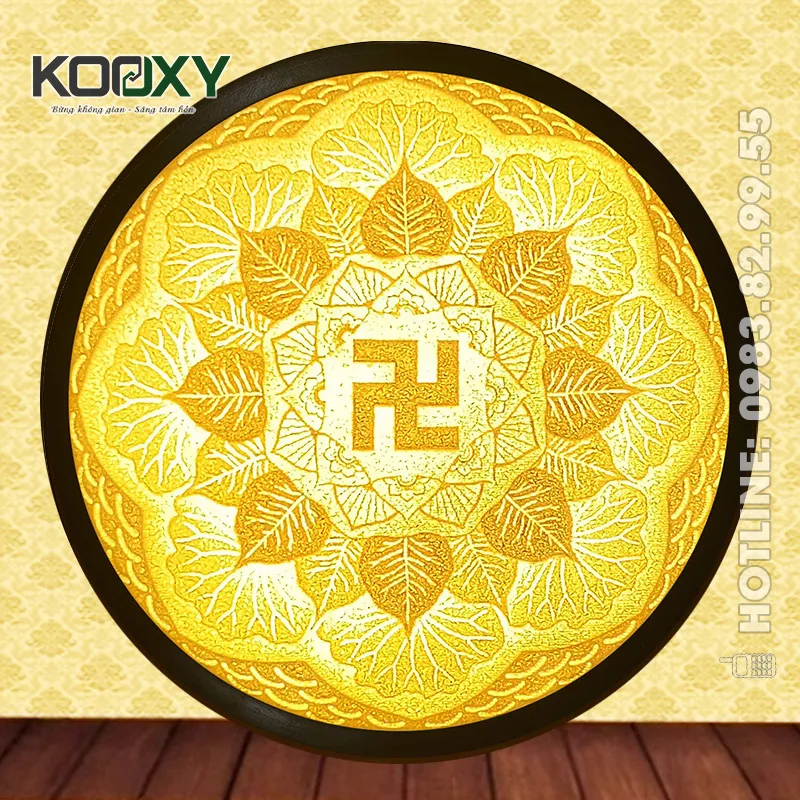 Tranh Trúc Chỉ Hào Quang Mandala