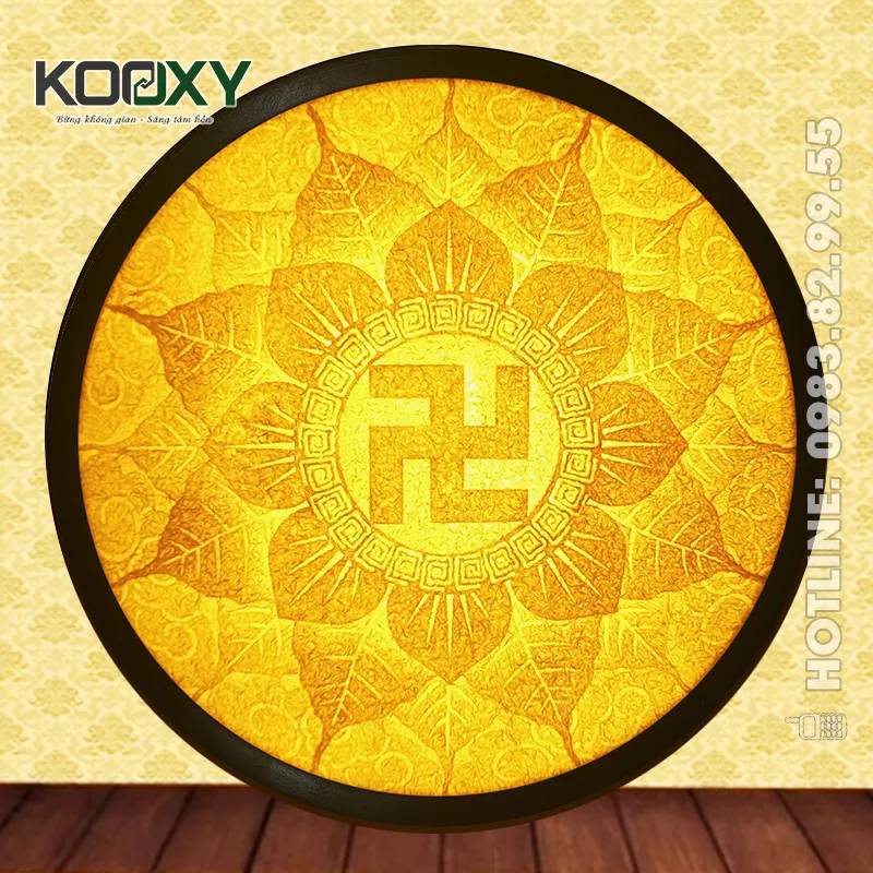 Tranh Trúc Chỉ Hào Quang Mandala