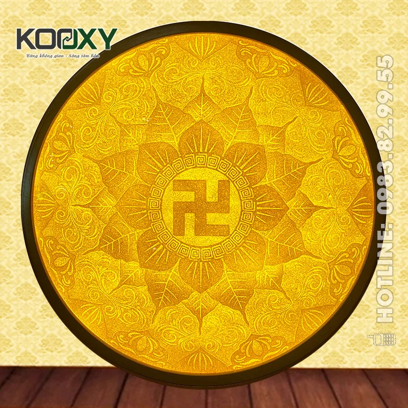 Tranh Trúc Chỉ Hào Quang Mandala