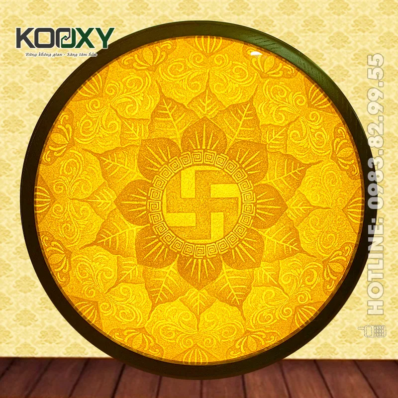 Tranh Trúc Chỉ Hào Quang Mandala