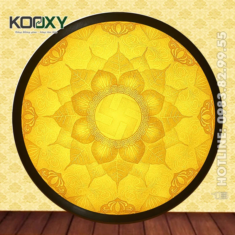 Tranh Trúc Chỉ Hào Quang Mandala