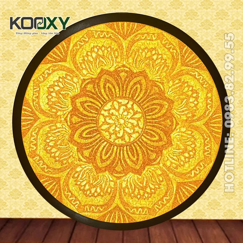 Tranh Trúc Chỉ Hào Quang Mandala