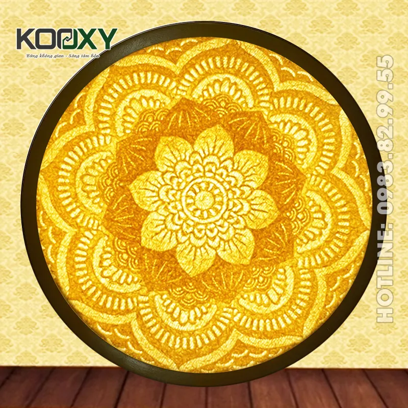 Tranh Trúc Chỉ Hào Quang Mandala