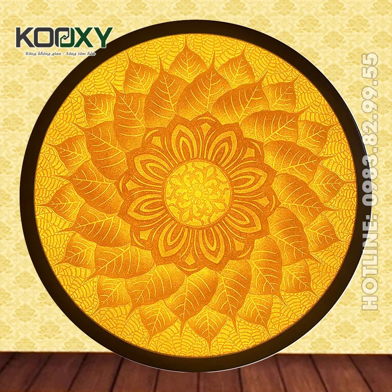 Tranh Trúc Chỉ Hào Quang Mandala