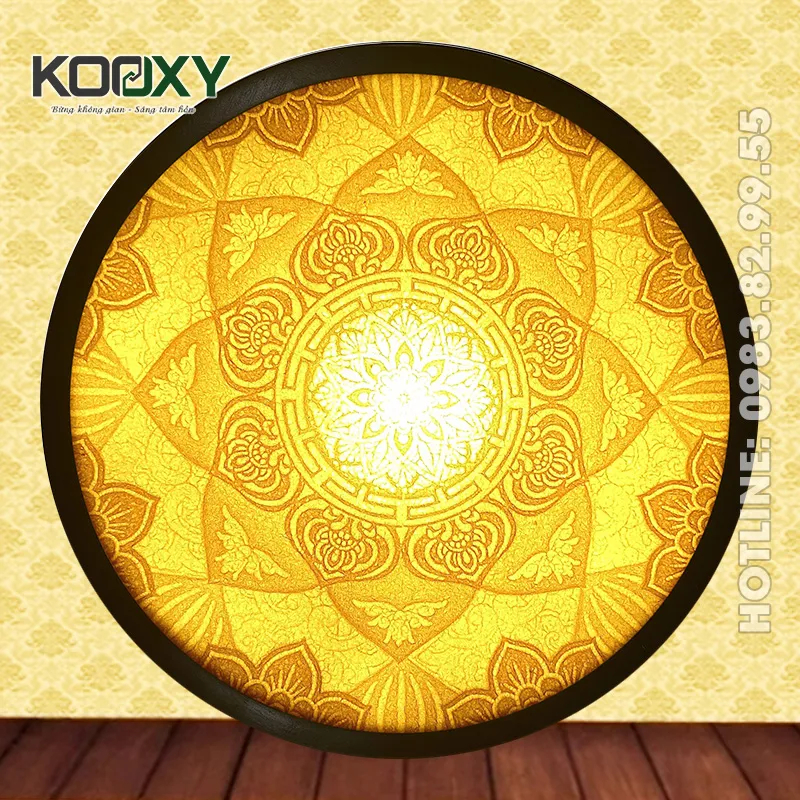 Tranh Trúc Chỉ Hào Quang Mandala