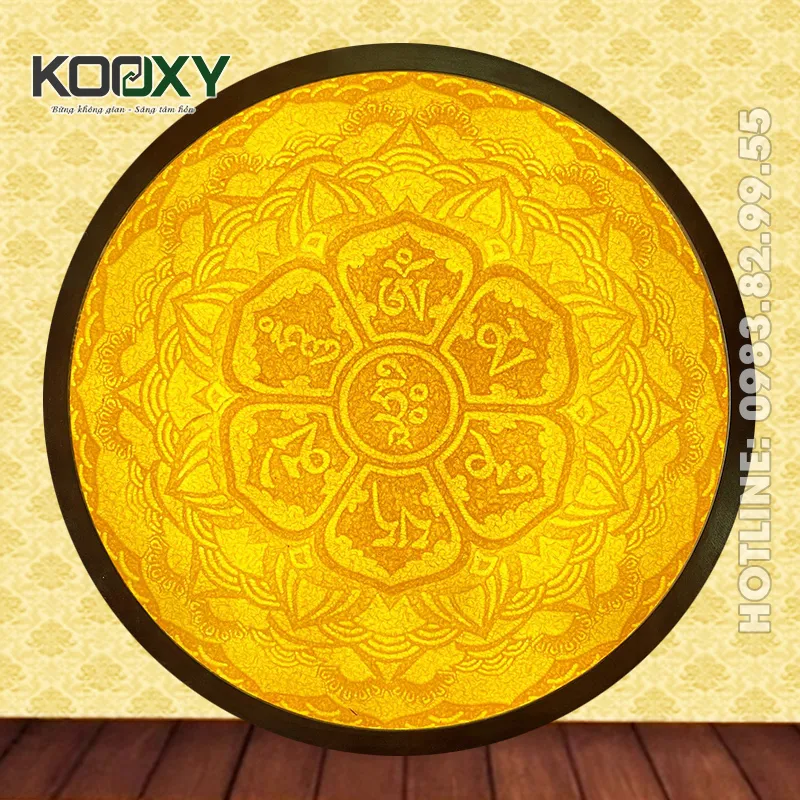 Tranh Trúc Chỉ Hào Quang Mandala