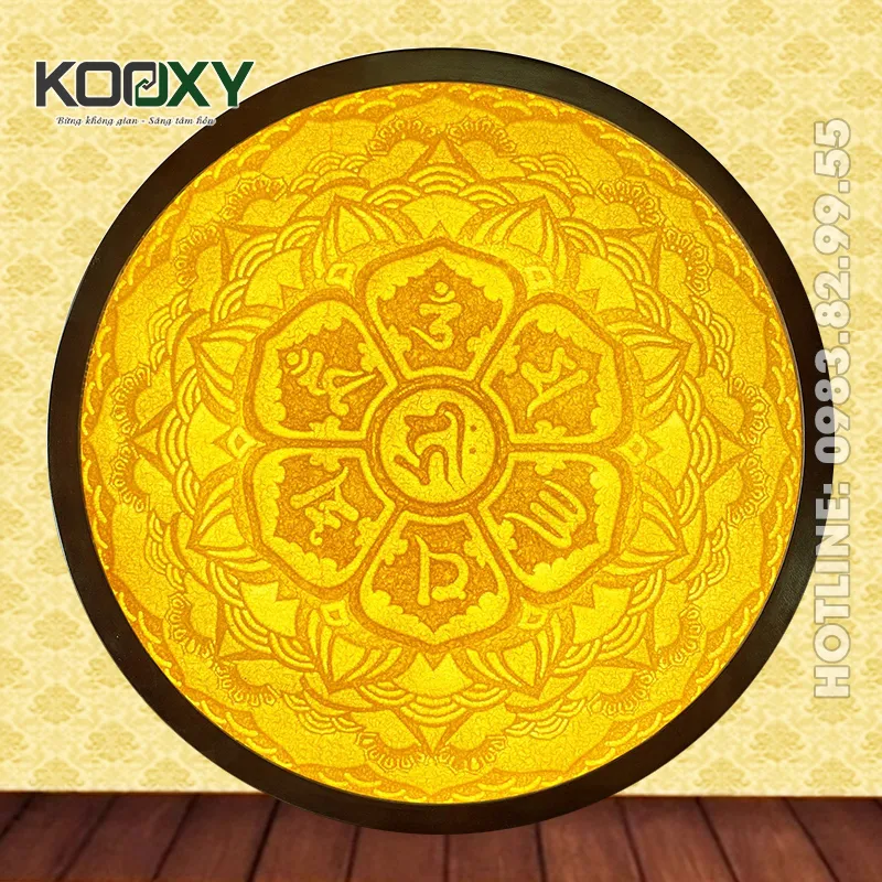 Tranh Trúc Chỉ Hào Quang Mandala