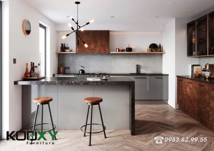 Chọn màu sắc cho tủ bếp bạn nên cân nhắc để lựa chọn các tông màu phù hợp