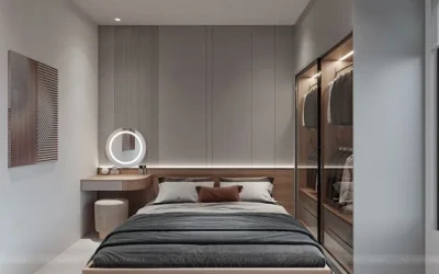 Thiết kế nội thất phòng ngủ tại Thanh Hà