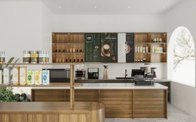 Thiết kế Nội thất quầy Bar Cafe Hải Dương - Chị Hồng Thái