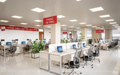 Thiết kế Kiến Trúc Nội Thất Văn Phòng Viettel Hải Dương
