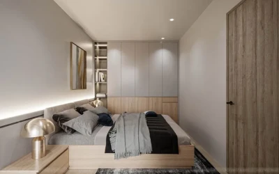 Thiết kế nội thất phòng ngủ căn hộ