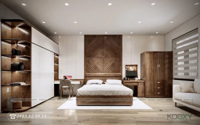 Thiết kế nội thất phòng ngủ tại Hải Dương