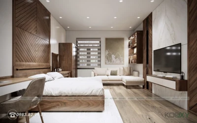 Thiết kế nội thất phòng ngủ tại Hải Dương