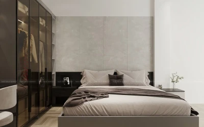 Thiết kế nội thất phòng ngủ - Em Linh Hà Nội