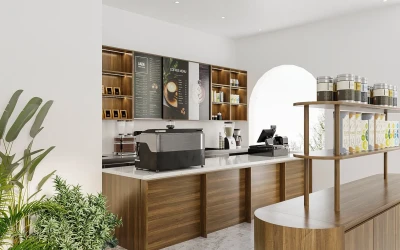 Nội thất quầy Bar Cafe Hải Dương