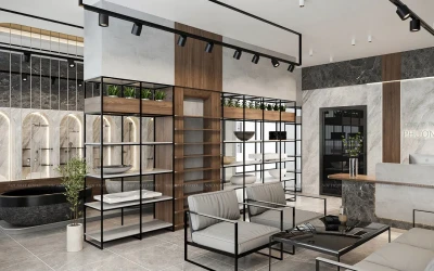 Thiết kế nội thất showroom thiết bị vệ sinh