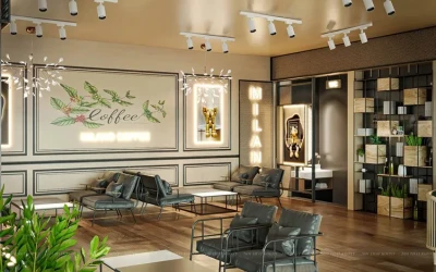 Thiết kế nội thất quán cafe hiện đại tại Hải Dương