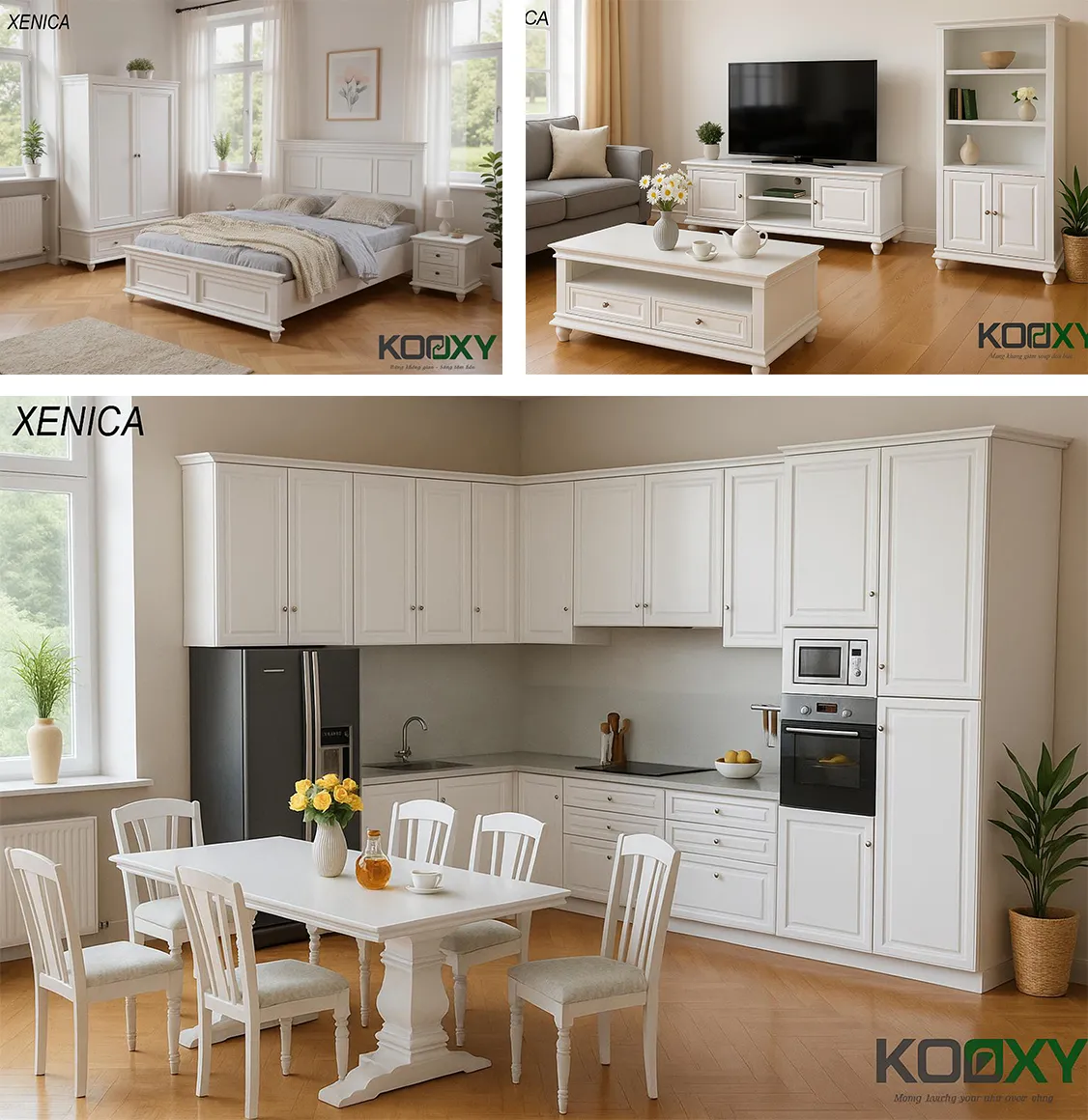 Bộ Sưu Tập Xenica - Nội thất Hải Phòng