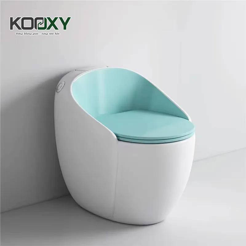 Bồn Cầu Trứng NS-N5 (Trắng - Xanh Da Trời)